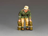 Soldier Lifting Jerricans