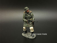 Soldier shooting with MP40