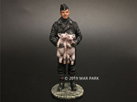 Tank crew with piglets