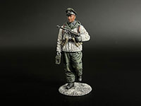 Marching officer with MP40