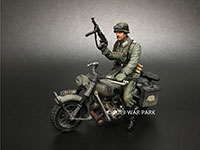 BMW R75 Motorcycle with Rider