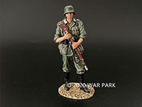 Grenadier holding rifle