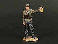 Officer with Camouflage Jacket