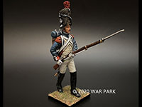 Old Guard Grenadier NCO in front row