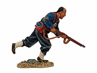 Advancing with rifle