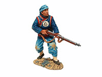 Standing with rifle