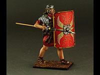 Legion&auml;r vorgehend mit Pilum