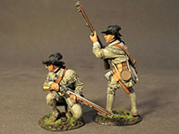 Morgan's Rifles, 2 Riflemen Skirmishing