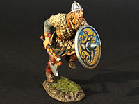 Viking Warrior Running with Axe