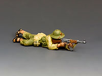 NVA Lying Firing AK47