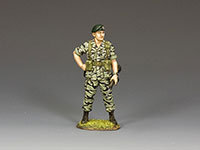 Green Beret Colonel in Tiger-Stripes