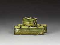 Wooden Crates (Olive Drab Colour)