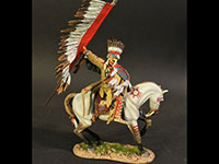 Blackfoot Chief with Warflag