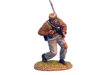 Confederate Infantry Falling Shot
