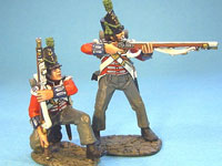 1st Regiment of Foot, 2 Flank/Light Company Figures