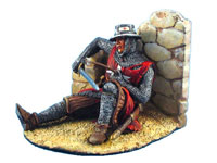 Hospitaller Knight Wounded Against Wall