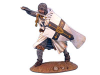 Teutonic Knight with Sword and Cape