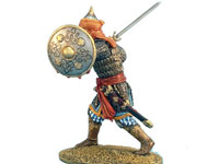 Mamluk Warrior with Sword and Shield