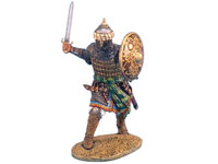 Mamluk Warrior with Sword and Shield