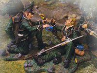 95th Rifles wounded