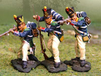 Voltigeurs firing
