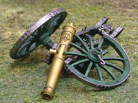 Cannon, destroyed