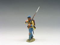 Marching Rifleman with Pipe in Mouth