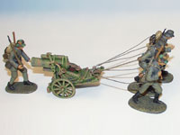 245mm Graben-M�rser, von 4 Mann gezogen