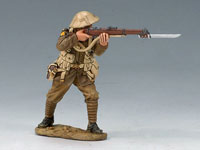 Soldat stehend schiessend
