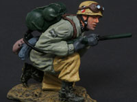 FJ mit Flammenwerfer, Afrika/Italien 1943