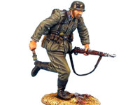 Infantry Running with rifle and grenade