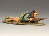 Lying Prone with Rifle
