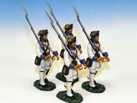 4 Infanteristen marschierend