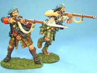 Highlanders Charging with Musket (2&nbsp;Fig.)