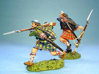 Highlanders Charging with Musket