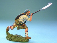 Highlander Charging with Lochaber Axe