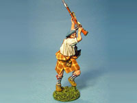 Highlander Attacking with Musket