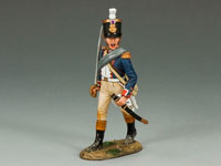 French Line Infantry Marching Officer