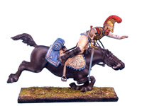 Carabinier, vom Pferd fallend