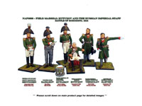 General Kutusov und Generalstab (6 Figuren)