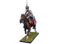 Russischer Soumsky Husar mit Pistole