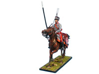 Russischer Soumsky Husar mit Lanze
