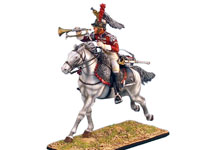 French 5th Cuirassiers Trumpeter Charging