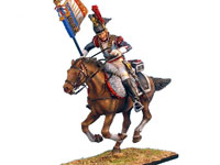 French 5th Cuirassiers Standard Bearer Charging