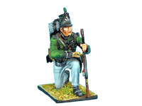 British 95th Rifles Kneeling Withdrawing Bajonet