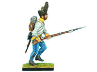 Austrian Hahn Grenadier Charging Leveled Musket