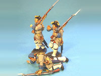 La Sarre Regiment, wounded (3&nbsp;Fig.)