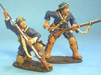 2 French Marines in Campaign Dress