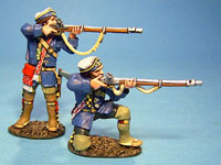 French Marines, Firing