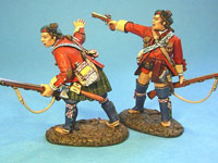 Fraser's Highlander (78.&nbsp;Regiment), Offizier und Korporal 
